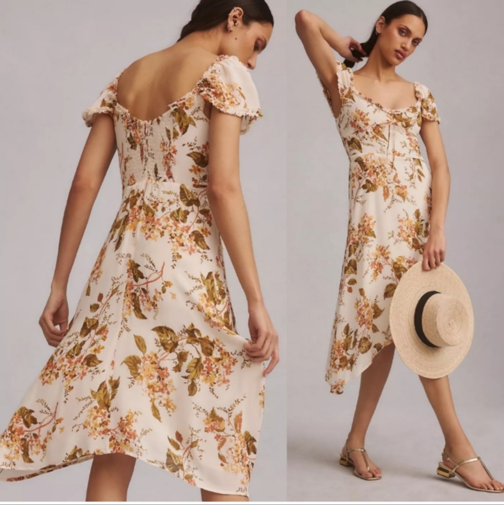 Reformation Maebry Dress Bella Floral